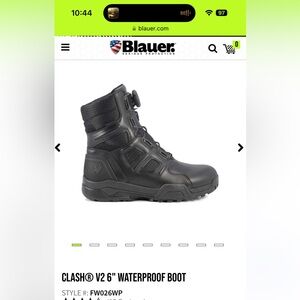 Brand New Never Worn  Size 9 Blauer Clash V2 Waterproof Boots